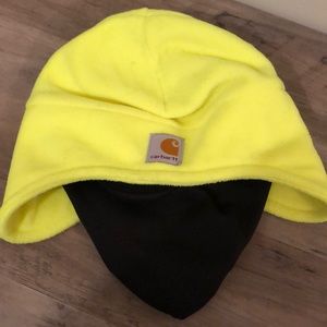 Carhartt highvis hat with face gard